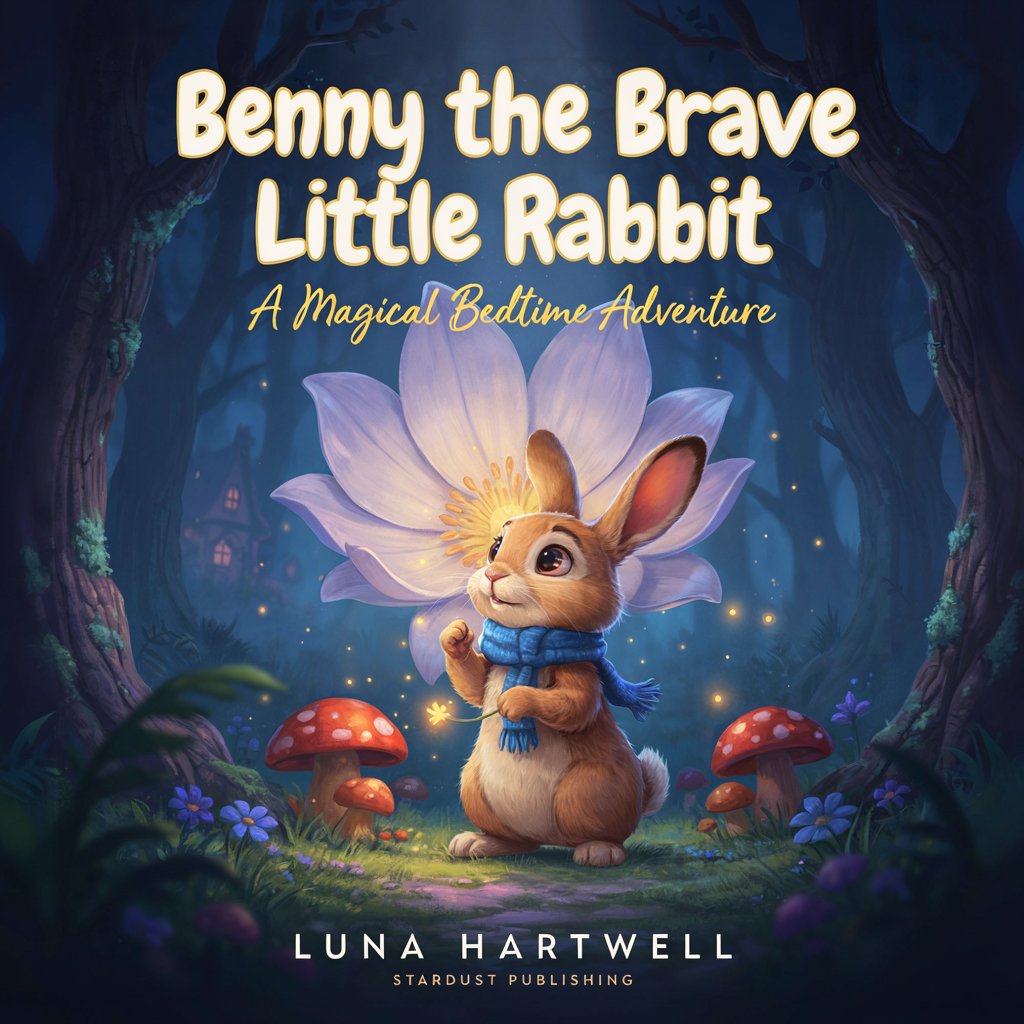 Benny the Brave Little Rabbit: A Heartwarming Bedtime Story About Courage for Kids Ages 3–8🐰🌙